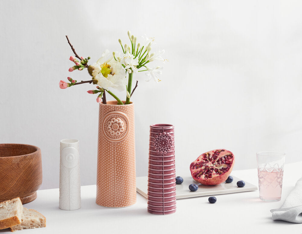 Pipanella vase, Rose - H18,7 cm.